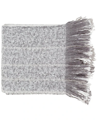 Medium Gray Arrah Modern Throw Home