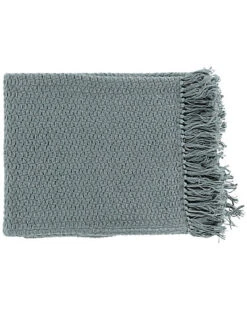 Medium Gray Tressa Texture Throw Home