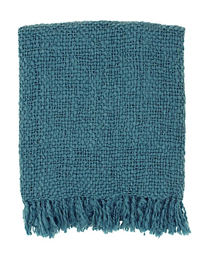 "Tobias" Teal Throw Home