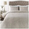 Cameron Cream Duvet Set With Two Standard Shams Home