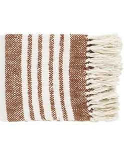 Chamonix Burnt Orange Throw Home