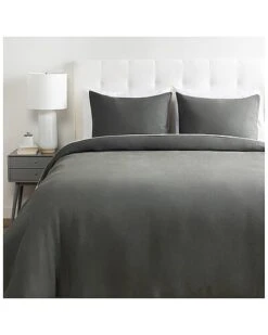 Dawson Dark Green Duvet Set With Two Standard Shams Home