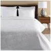Melbourne White Duvet Set With Two Standard Shams Home