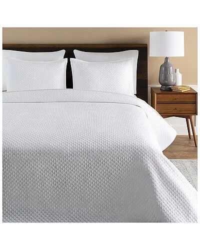 Melbourne White Duvet Set With Two Standard Shams Home