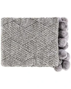 Odella Charcoal Throw Home