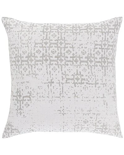 Abstraction Light Gray Euro Sham Home