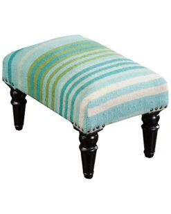 Stripe Ottoman Home