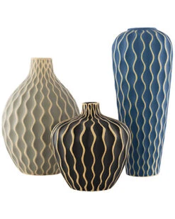Waves Decor Vases Home