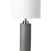 Buchanan Grey & White Table Lamp Home
