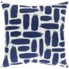 Stroke Collection Dark Blue Pillow Home