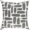 Stroke Collection Gray Pillow Home